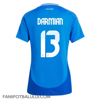 Italia Matteo Darmian #13 Echipament de Fotbal Replică European 2024 Femei Acasa